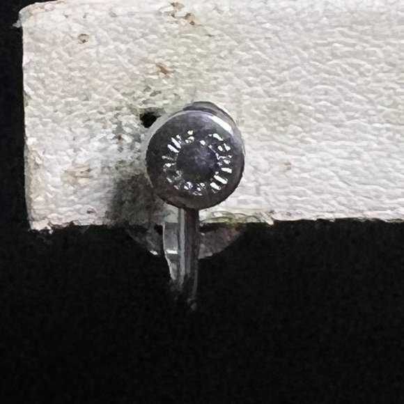 Vintage Sarah Coventry Sterling Silver Mother of pearl Screw Back Earrings (2804 - Picture 5 of 9